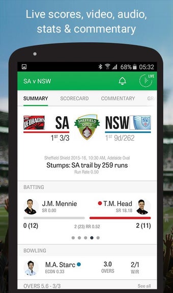 Image 1 for Cricket Australia Live