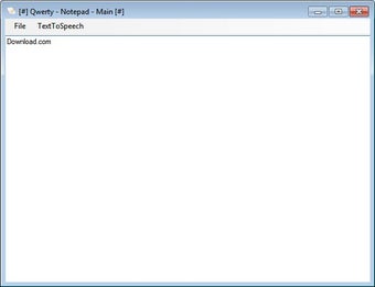 Image 0 for Qwerty - Notepad Portable