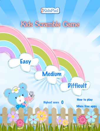 Image 0 for Free kids scramble word g…