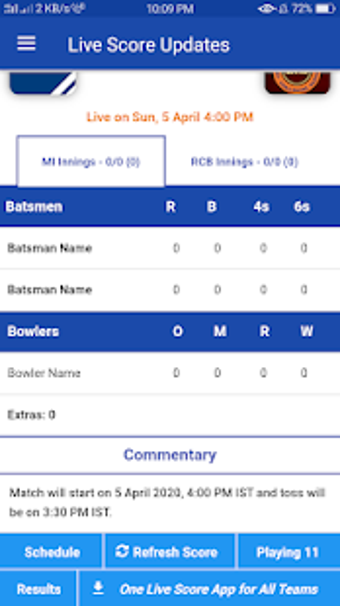 Imagen 3 para MI vs RCB Live Score - Li…