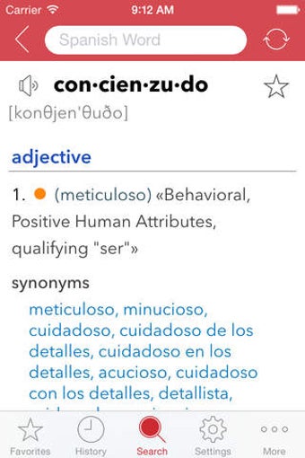 Imagen 0 para Spanish Thesaurus