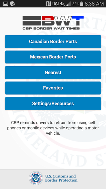 Image 1 for CBP Border Wait Times