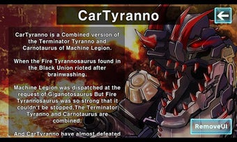 Image 1 for CarTyranno - Combine! Din…