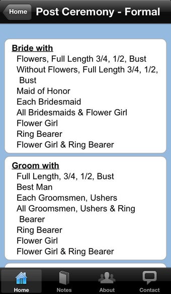Image 2 for Wedding Pose List
