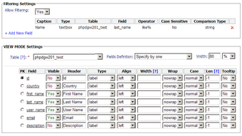 Image 0 for ApPHP DataGrid Wizard