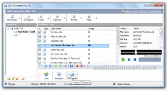 Imagen 0 para CDA Converter Plus