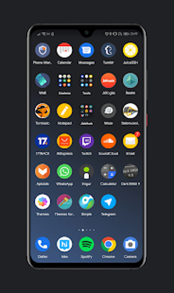 Imagen 1 para Dark Pie EMUI 9 Theme for…