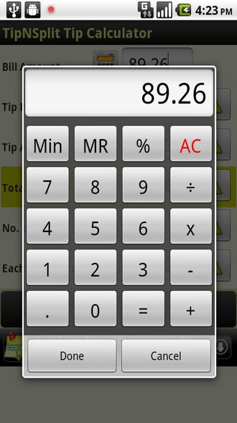 Image 0 for Tip N Split Tip Calculato…