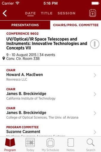 Image 0 for SPIE Conferences