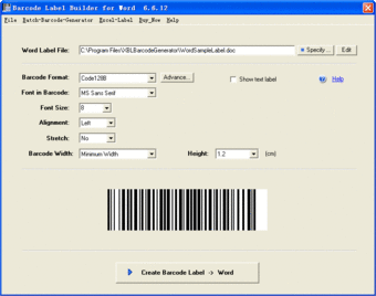 Image 0 for Barcode Label Builder for…