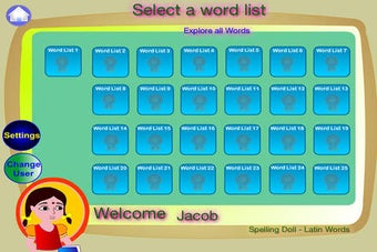 Imagen 0 para Spelling Doll English Wor…