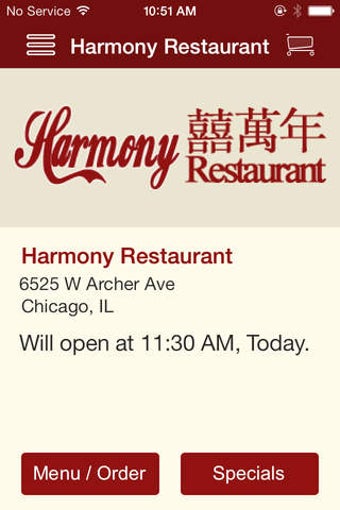 Image 0 for Harmony Restaurant