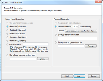Image 0 for User Creation Wizard