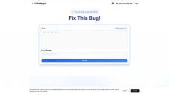 Imagen 0 para FixThisBug.de