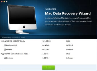 Imagen 3 para IUWEshare Mac Data Recove…