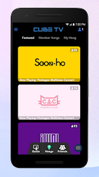 Image 2 for CUBE-TV Hangtime App