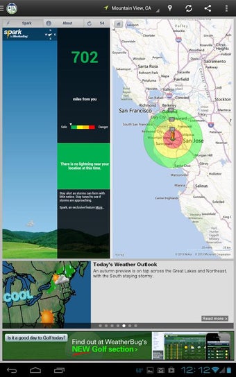 Imagen 1 para Weather by WeatherBug: Fo…