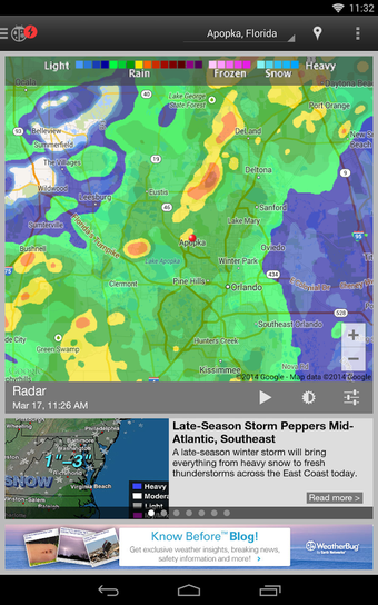 Imagen 2 para Weather by WeatherBug: Fo…