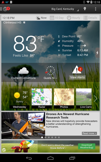 Imagen 7 para Weather by WeatherBug: Fo…