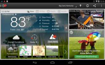 Imagen 0 para Weather by WeatherBug: Fo…