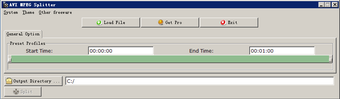 Image 0 for AVI MPEG Splitter