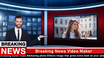 Image 0 for Breaking News Video Maker…