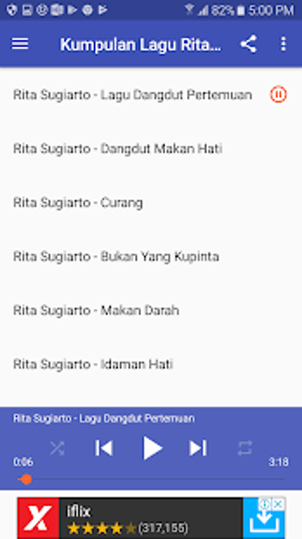 Image 0 for Lagu Rita Sugiarto Offlin…