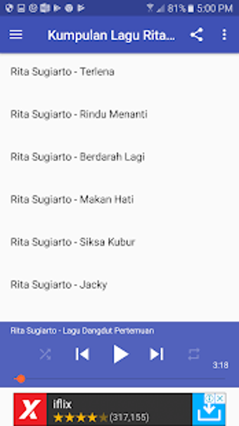Image 1 for Lagu Rita Sugiarto Offlin…
