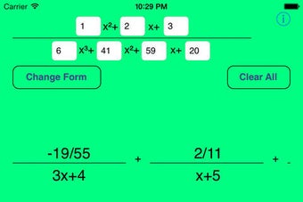 Imagen 0 para Partial Fractions