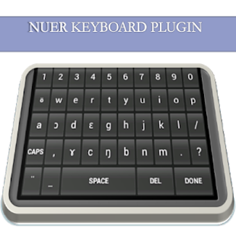 Image 0 for Nuer Keyboard plugin