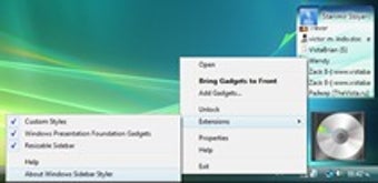 Imagen 0 para Windows Sidebar Styler (3…