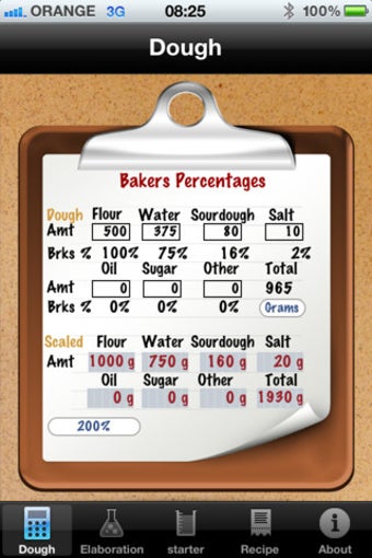 Image 0 for Sourdough calculator
