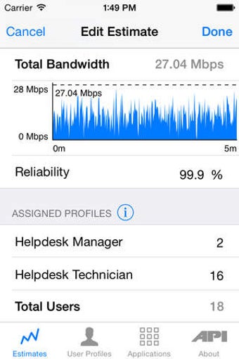 Image 0 for Bandwidth Estimator