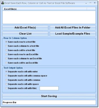 Image 0 for Excel Save Each Row, Colu…