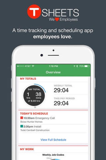 Imagen 0 para TSheets Time Tracker