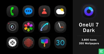 Image 0 for OnePro Dark - Icon Pack
