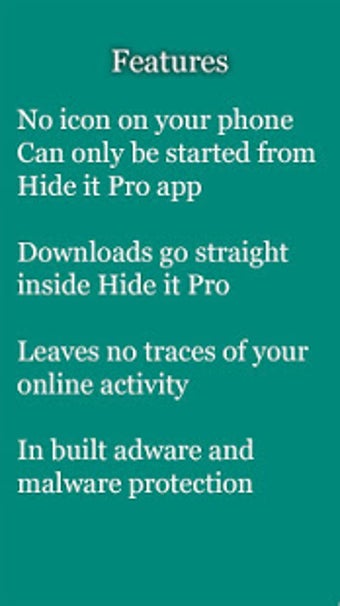 Imagen 1 para vBrowser for Hide it Pro