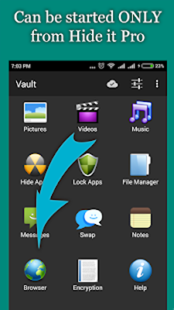 Imagen 2 para vBrowser for Hide it Pro