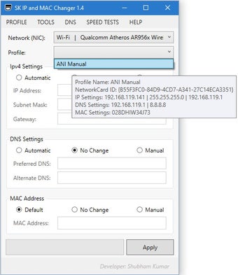 Image 6 for SK IP and MAC Changer