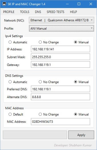 Image 8 for SK IP and MAC Changer