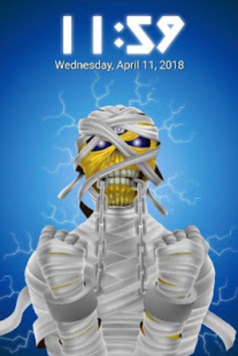 Imagen 0 para Iron Maiden Clock Widget …