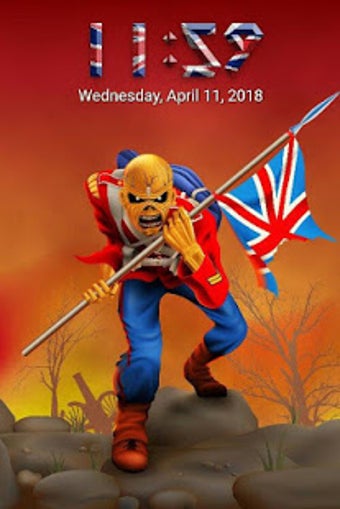 Imagen 1 para Iron Maiden Clock Widget …