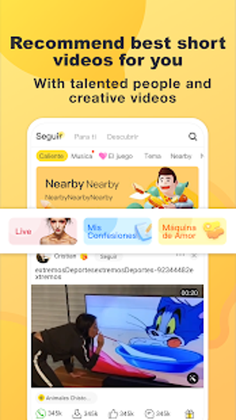 Imagen 1 para Risapp - live & short vid…