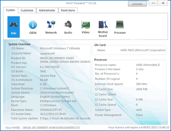 Imagen 0 para Win7 iTweaker Pro