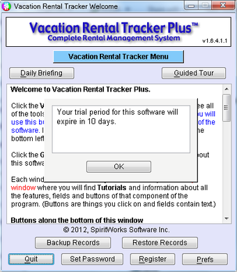 Image 0 for Vacation Rental Tracker P…