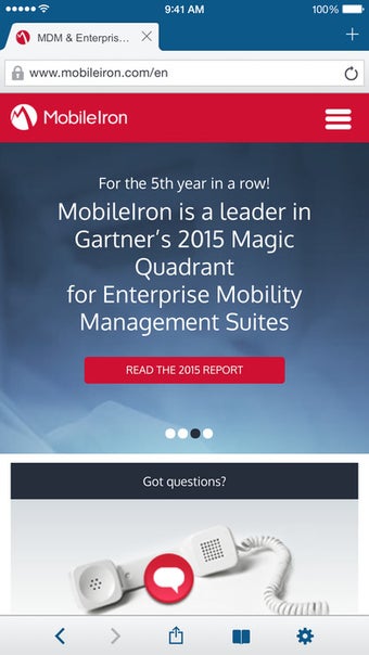 Image 0 for MobileIron Web@Work