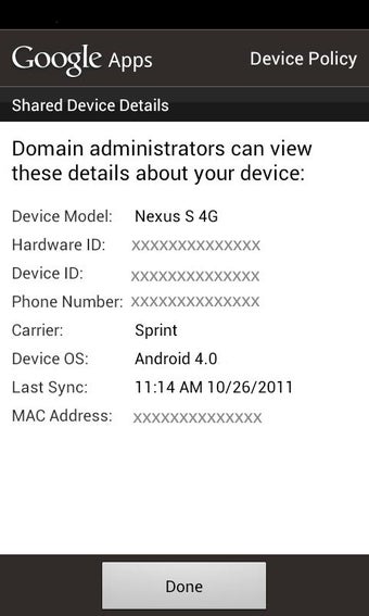 Imagen 0 para Google Apps Device Policy