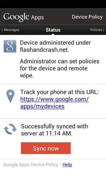 Imagen 1 para Google Apps Device Policy