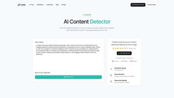Image 0 for AI Content Detector by Le…