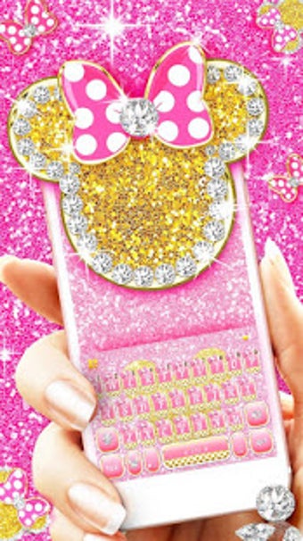 Image 3 for Pink Bow Minnies Keyboard…
